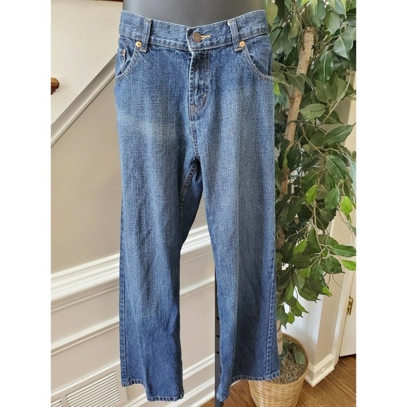 Levi's 550 Men's Blue Denim 100% Cotton Relaxed Fit 16 Husky Jeans Size 34/28 - Picture 10 of 10